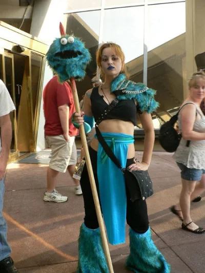 Blackman - #cosplay #cookiemonster