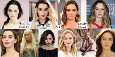 knoor_knoor - Emilia czy Emily.

#urodowypojedynek #emiliaclarke #emilyblunt #ladna...