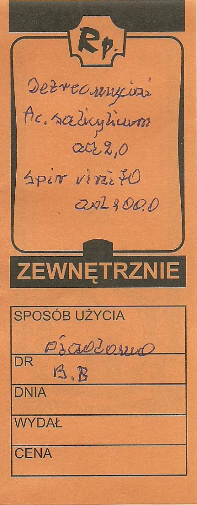 M.....P - Mój dermatolog zapisuje mi pewną wcierkę we włosy, jednak nie napisał ani c...