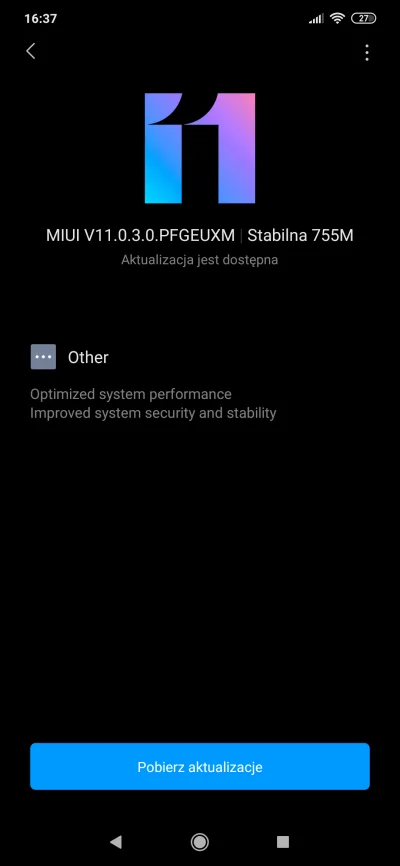 B.....4 - Aktualizacja dla Redmi Note 7 już jest dostępna.
#xiaomi #redminote7 #miui ...