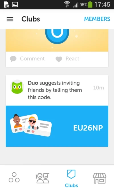 Lipwig - Wczoraj pytałem się Was o niemiecki klub na Duolingo. Nie wiem czy już jakiś...