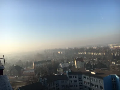 winoapacz - Dzisiejszy poranny #smog we #wroclaw. Jak żyć