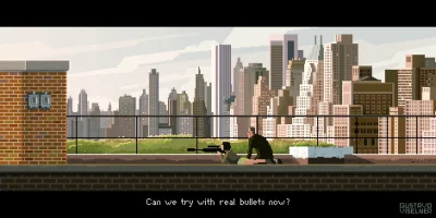 bizonekbozonek - Can we try with real bullets now?
#pixelart #filmy
