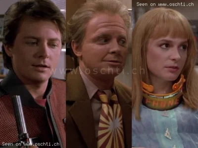aleosohozi - Michael J. Fox jako Marty McFly, Marty McFly Junior i Marlene McFly w 2-...