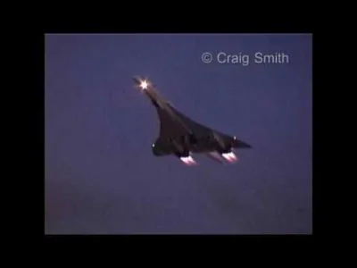 starnak - Concorde Twilight Takeoff (with visible afterburners)
