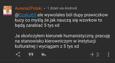 P.....a - @AurenaZPolski: słyszałem, że jesteś po humanie... może poćwiczymy całki ( ...