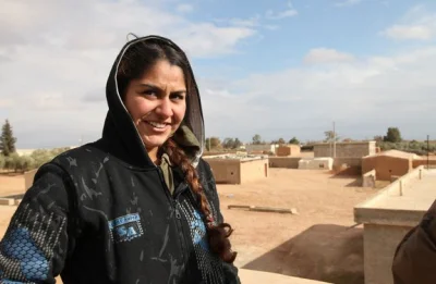 matador74 - An Arab woman "Ronahi" (nom de guerre) have joined Kurdish female fighter...