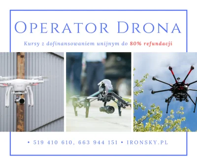 IRONSKYUAVTechnology - @IRONSKYUAVTechnology: KURS i EGZAMIN NA OPERATORA DRONA ZA 20...
