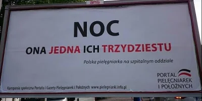 pomaranczkawcurry - Nie mi oceniać pracę pielęgniarek, ale billboard mnie rozbawił :)