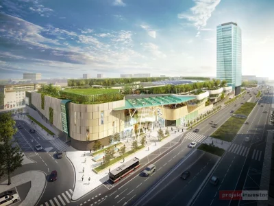 Projekt_Inwestor - W centrum #bratyslawa powstanie kompleks budynków składający się z...