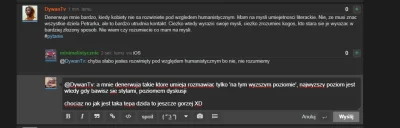 c.....l - @DywanTv #!$%@? mnie, czemu usuwasz post po jednym negatywnym komentarzu

...