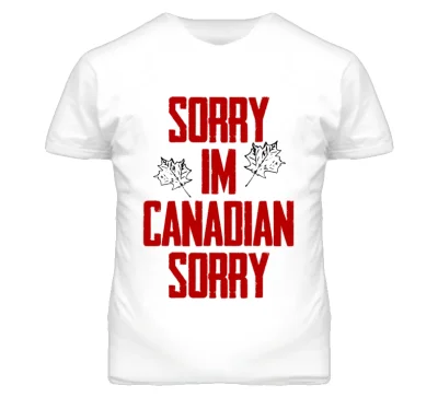 pink_avenger - Jakieś takie to kanadyjskie. Chociaż zabrakło słowa "sorry"...