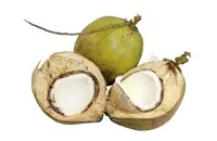 leoha - to jest sama pestka z kokosa. Kokos wygląda tak