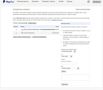 T__J - Czy ktoś mógłby podpowiedzieć w jaki sposób ogarnąć USD na #paypal ? wchodzę w...