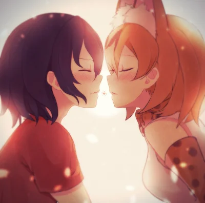 l.....f - #randomanimeshit #kemonofriends #kemonomimi #kaban #serval #yuri #pixiv #
...