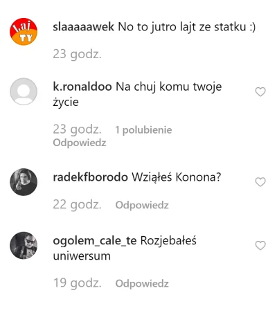 m.....n - xD wszędzie prześladowany przez hejterów
#kononowicz #patostreamy