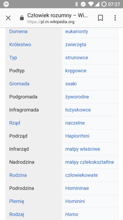 Likaox - @cruc: Z biologicznego punktu widzenia człowiek jest małpą. Natomiast nie pr...