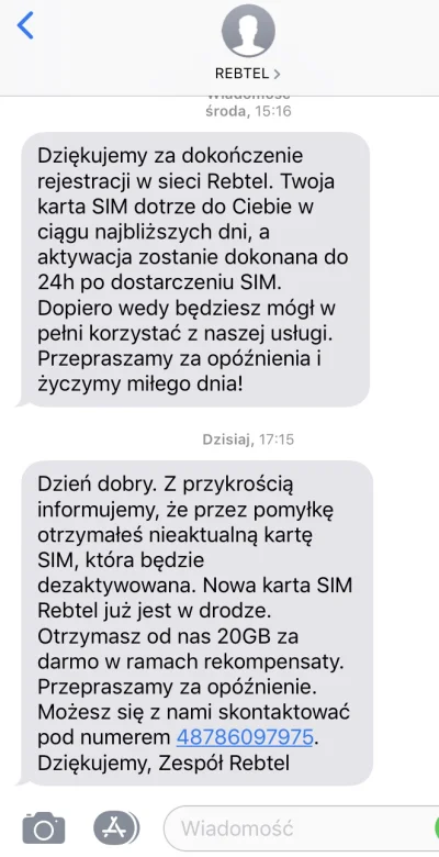 Antonyo77 - #rebtel robi sobie jaja, poważna z nich firma. Pewnie za niedługo znikną ...