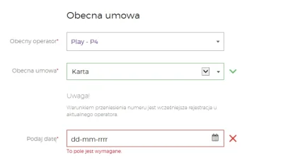 kierunkowskaz - elo, chciałbym przenieść numer z play do virgin i nie wiem jaką datę ...