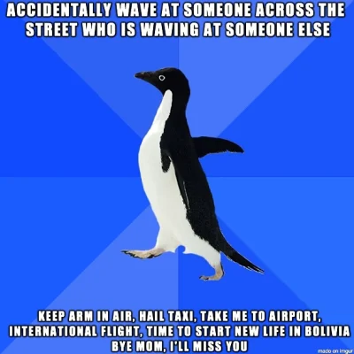 n.....r - Memy z "Socially Awkward Penguin" są genialne :D

#heheszki #humorobrazkowy...