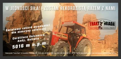 adikpl - Słyszeliście wykopki o traktoriadzie? Polski Ursus 6014 pokonał blisko 20 00...