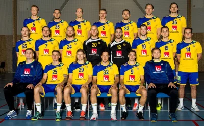 wfd - Reprezentacja Szwecji w piłce ręcznej już z nową flagą na koszulkach ( ͡° ͜ʖ ͡°...