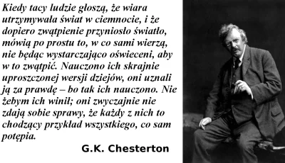 P.....5 - Skoro Boga nie ma, to jakim cudem Chesterton, który zmarł w 1936, szkaluje ...