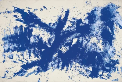 C.....l - Yves Klein, Duża Niebieska Antropometria [ANT 105], 1960, suchy pigment i ż...