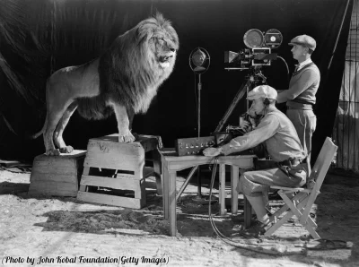 Klofta - lew Leo z logo MGM podczas kręcenia ryku

#film #ciekawostki #wejscieodzakry...