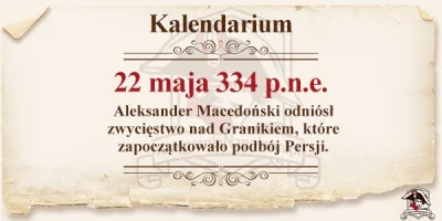 ksiegarnia_napoleon - #aleksandermacedoński #kalendarium