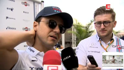 bendyz - #F1 #anal #felipemassa ten mikrofon cANAL+ to mu specjalnie podstawili? :D