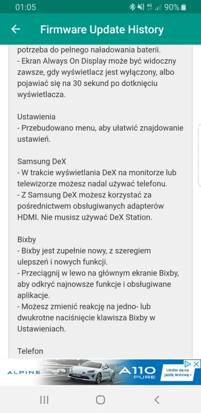 Jopasz - @Gymski Z patchnote wychodzi że od Android 9.0 działa z obsługiwanymi adapte...