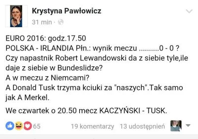 k.....i - O GURWA XDDDDD
TO NIE FEJK
#euro2016 #neuropa #4konserwy