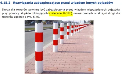 R187 - Zgodnie z wytyczne organizacji bezpiecznego ruchu rowerowego zalecany jest słu...