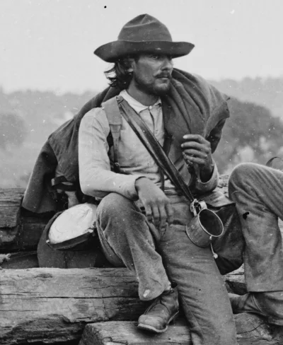 N.....h - Więzień konfederat, po bitwie pod Gettysburgiem.
#fotohistoria #1863