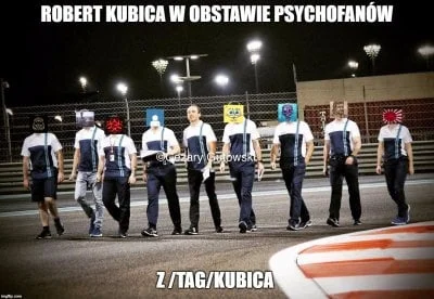 kubakabana - A MY TOSTUJEMY I PLUSUJEMY OD 6 RANA, O TYM SIĘ NIE MUWI
#kubica #f1