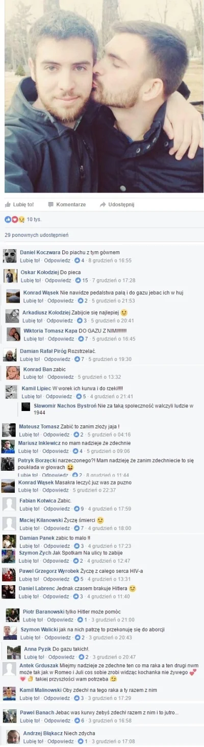 saakaszi - W Polsce nie ma problemu homofobii: "do pieca", "rozstrzelać", "do gazu z ...