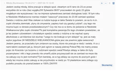 e.....n - Ja tylko przypomnę, że 10 lat temu gdy wchodziła ustawa zakazująca handlu w...