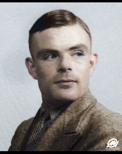 brusilow12 - Alan Turing- brytyjski matematyk, kryptolog, twórca pojęcia maszyny Turi...