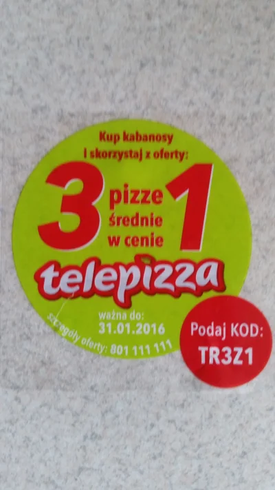 Danieleq - 3 podpizze w cenie 1 ( ͡° ͜ʖ ͡°)

#cebuladeals #pizza