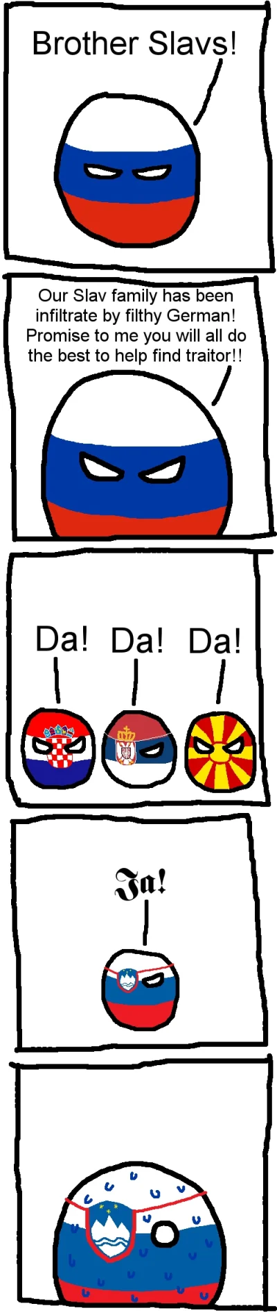 kostniczka - #polandball #slowenia
Choć w słownikach widnieje też "da" jako "tak", t...