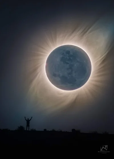3Xpro - Wrzucam zdjęcie Michała Ostaszewskiego z zaćmienia słońca w Chile z tego roku...