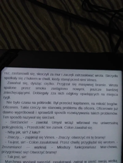 S.....b - Pratchett a jakbym o Polskiej armii czytał zdanie od "nie było czasu na pół...