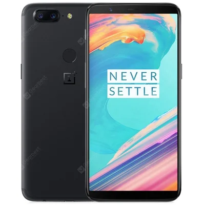 n____S - OnePlus 5T 6/64GB Black - Gearbest 
Cena: $379.99 (1448,50 zł) - możesz uży...