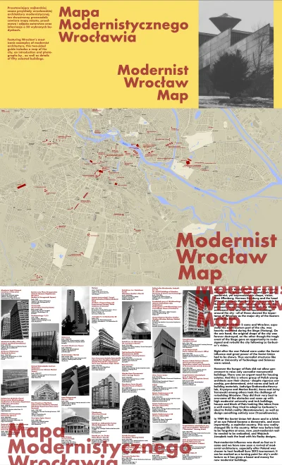 Imfromalaska - Ktoś już mógł pomyśleć, że mój projekt modernistycznej mapy Wrocławia ...