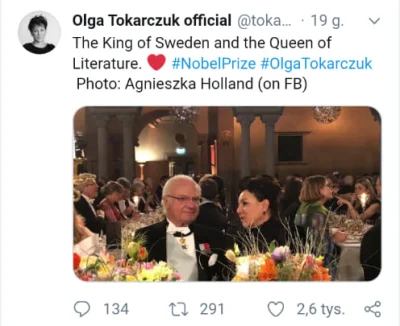 tymirka - Olga Tokarczuk, Lech Wałęsa. Co ich łączy? Na pewno skromność.

#bekazlew...