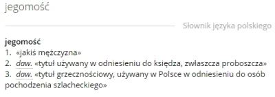 Ian - Wykop za "jegomość".