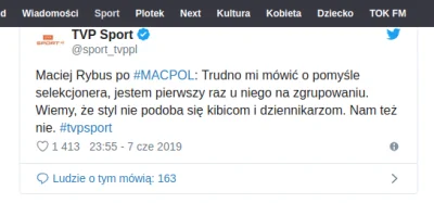 asde - @TakBardzoPolaczek: Hmm.. może dlatego:

 Maciej Rybus po #MACPOL: Trudno mi ...