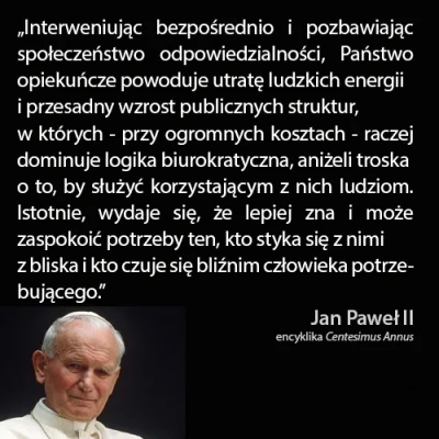 V.....m - Jan Paweł II zgadza się, że wolny rynek jest odpowiedzią na problem pomocy ...