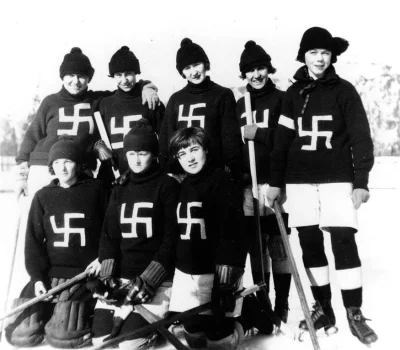 Winyl- - Fernie Swastikas - kanadyjski, kobiecy zespół hokejowy z 1922. Przed nazista...